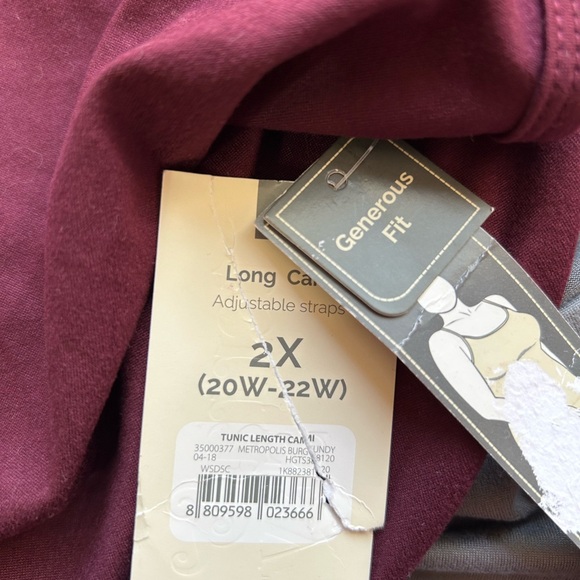 Terra & Sky 2X Vibrant Black Red, Classic Gray, and Burgundy Tank Tops - Picture 12 of 12